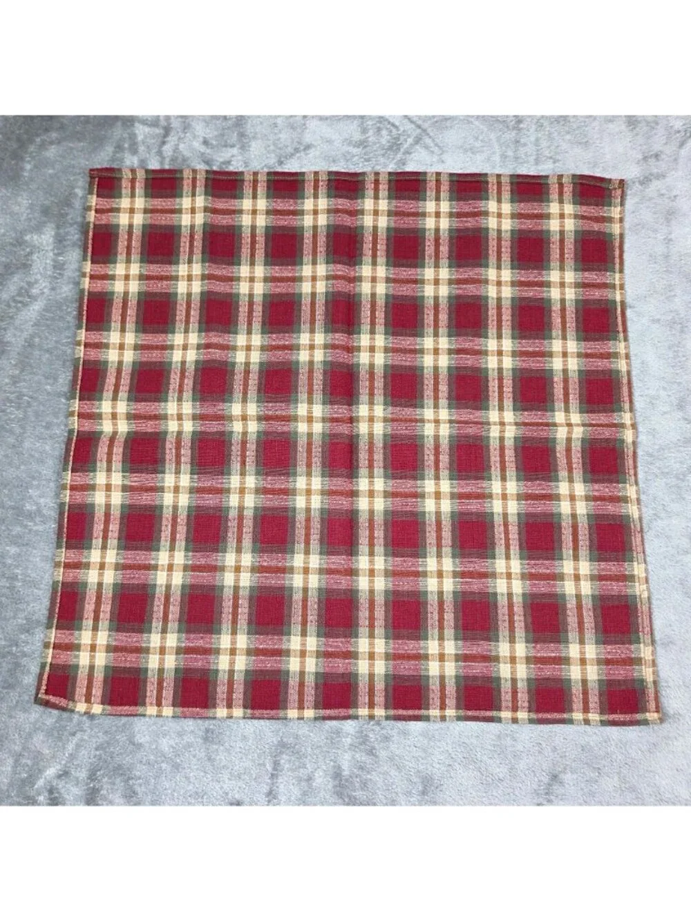 Longaberger Orchard Park Plaid Napkins 19